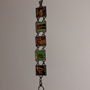 Vintage pinup ladies bracelet